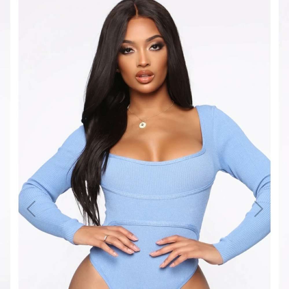 Grinding in My Bodysuit Sweater Fashion Nova - NWT